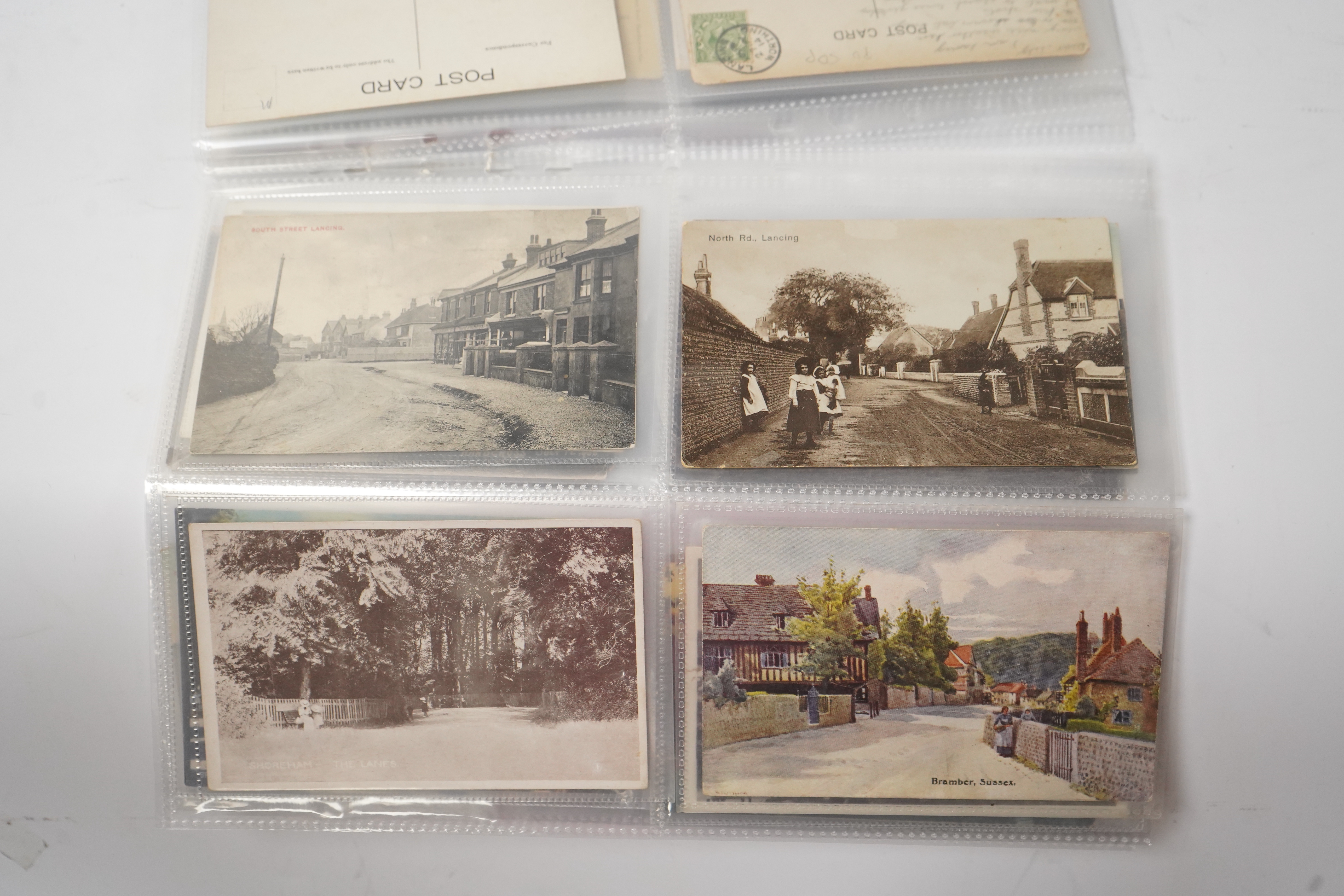 Shoreham by Sea & Environs; a group of sixty nine vintage postcards, mostly pre WW1 topography